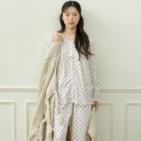 블루리본 여성 긴팔 모달 면 잠옷 세트 _P374766966