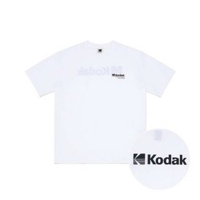 코닥반팔티 NQC K3223ERS37WHT 소로나 워딩로고 반팔티셔츠 WHITE