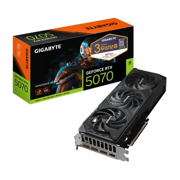 기가바이트 지포스 RTX 5070 WINDFORCE OC SFF D7 12GB 피씨디렉트
