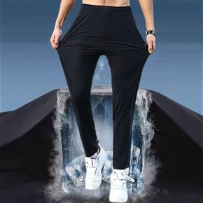 남자 아이스 여름작업복 출근바지 배기팬츠_P347247908