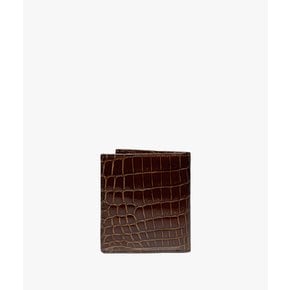 Best 콤팩트 오거나이저 악어가죽 반지갑 로열 브라운 / C wallet crocodile wallet Royal brown