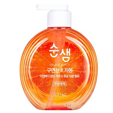  애경 순샘 구연산 자몽 주방세제 500ml 용기