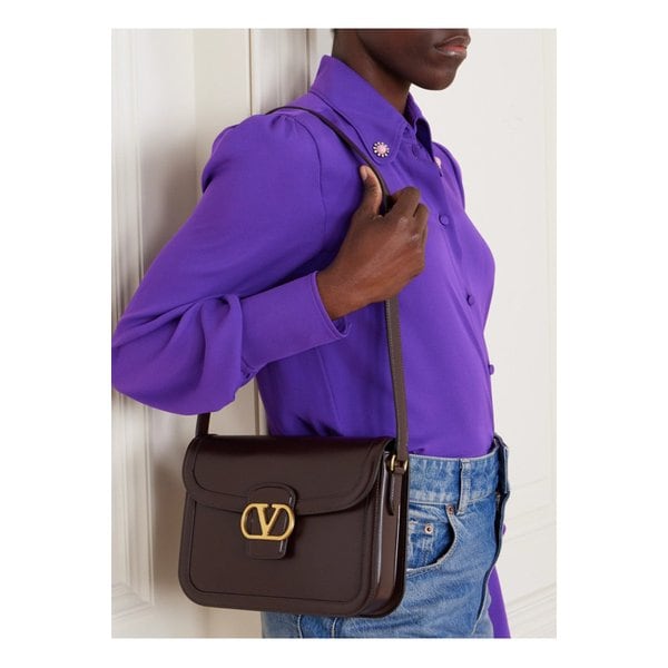 나인투파이브 가죽 숄더 백 초콜릿 1647597350062535