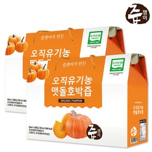 즙쟁이 오직 유기농 맷돌호박즙 2박스 60포