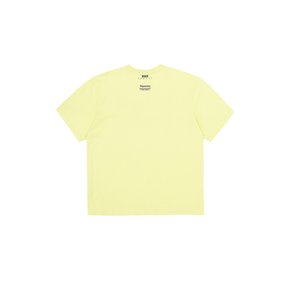 Mirror Typography Graphic T-Shirt (Yellow)