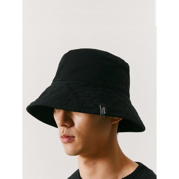 (UNISEX) Basic  Logo Overfit Bucket Hat