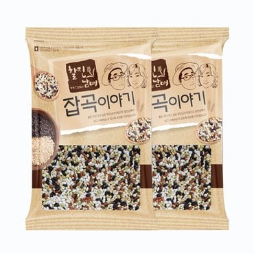 찰진남매 오색오미 2kg (1kg 2팩)