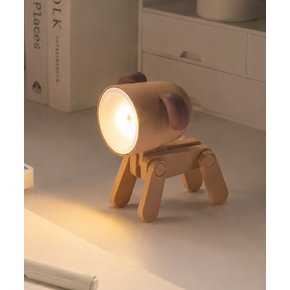 강아지 인테리어 미니 LED 무선 휴대용 스탠딩 탁상 조명 테이블 무드등 독서등