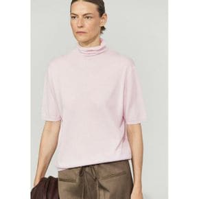 Massimo Dutti 마시모 두띠 울 블렌드 터틀넥 니트 점퍼 - 기본 티셔츠 분홍색 8070959