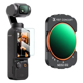 K&F 컨셉 DJI 오즈모 포켓 ND ND32-ND512 ND AGC 3 (자기 흡착식 마운트 포함)