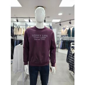 남성 레터링 기모 맨투맨 티셔츠 NTL750