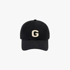 [여주점] G LOGO PEACHSKIN CAP-BLACK