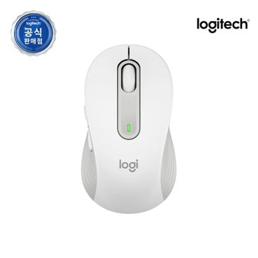 Logitech [로지텍 코리아]시그니처 M650 M 무소음 무선 마우스/BOLT 수신기포함/블루투스[오프화이트]