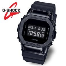 [지샥 정품] G-SHOCK 오리진 스퀘어 GM-5600UB-1DR 메탈 베젤 올블랙 방수 전자 군인시계