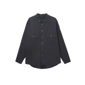 Garment dyeing classic shirt (dark gray)