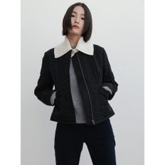 [셀럽 착용] Quilting Jacket  Black (WE3X38T895)