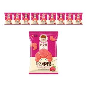 농심 빵부장 라즈베리빵, 55g, 10개