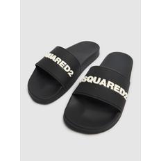 남성 Logo Rubber Slide Sandals 블랙 81I075002 6171996