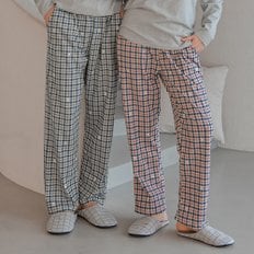 이딜타임 닷유어데이 체크 다이마루 9부잠옷바지 AP9-204