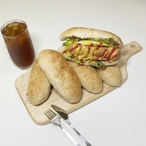 [통밀세상] 통밀빵 통곡물빵 비건 핫도그번 핫도그빵 (7479067A)