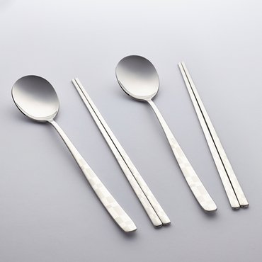 골든벨 몬드리 샌딩 수저 2벌
