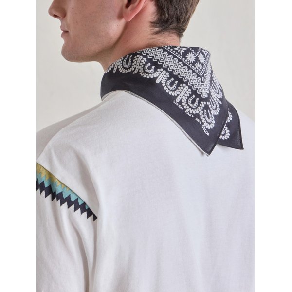 패스트칼라 셀비지 프린트 코튼 스카프 46376663163042651