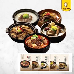 순대국 인기세트 총5팩(육개장+설렁탕+갈비탕+불고기+...