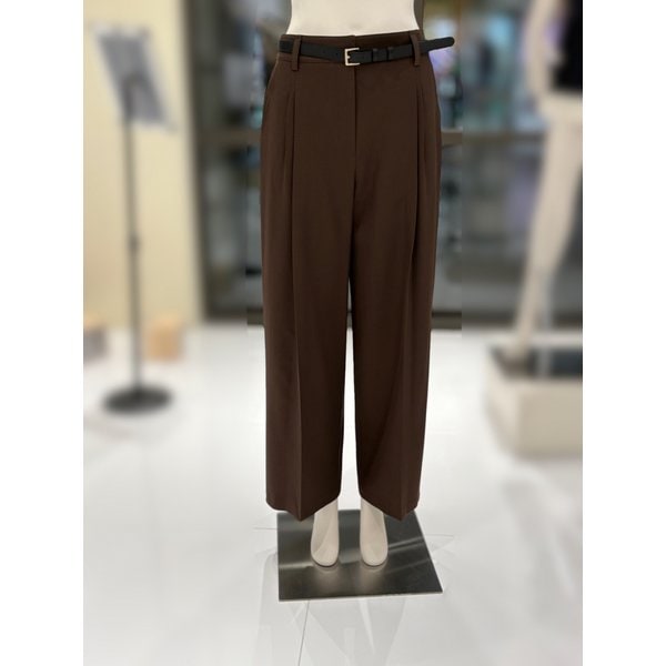 [부산점] [씨씨콜렉트] 벨티드 핀턱 와이드 팬츠 (E254MSA132)