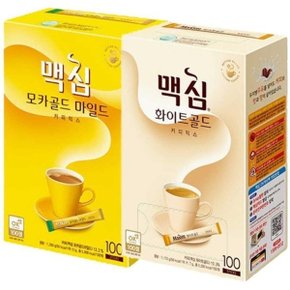 모카골드 맥심 커피믹스 마일드 100T + 화이트골드 10