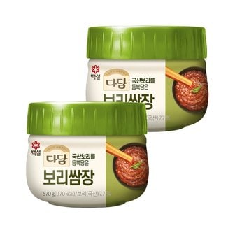  다담 보리 쌈장 570g x2개