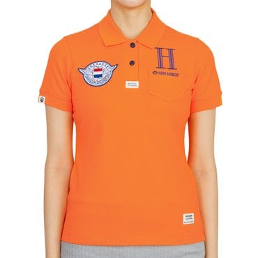 혼가먼트 골프웨어 여성 반팔티셔츠 HCW 2A AP84 ORANGE