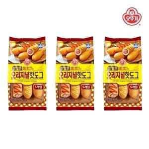  [오뚜기]맛있는 오리지널 핫도그 400g x 3 (15개입)