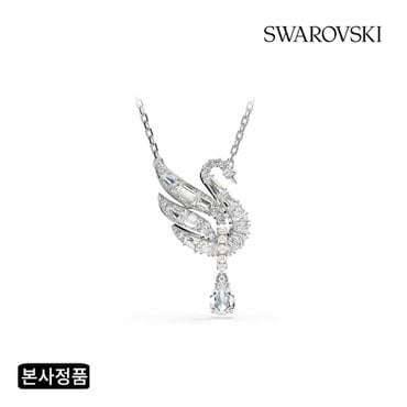 스와로브스키 [본사정품/쇼핑백증정] Swan Vienna 로듐 목걸이 5723387