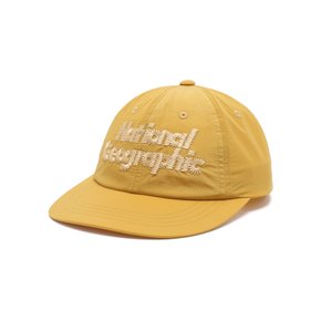 K263KHA040 스트릿 자수캡 MUSTARD