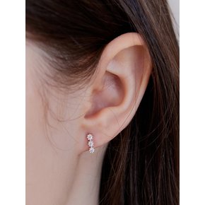 [진주귀걸이 2종 증정][단독]Milgrain clear hoop earring