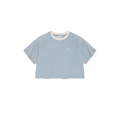 우먼 컴포트 스트링 크롭 티셔츠 라이트 블루 CO2402ST94LB