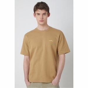 헨리코튼 물고기자수 라운드 티셔츠 AHTAM23521BEX