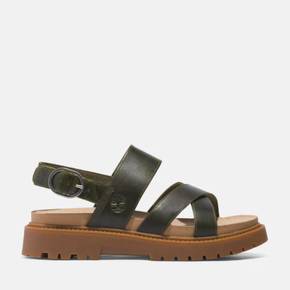 5031550 Timberland Womens Clairemont Way Cross-Strap Sandal