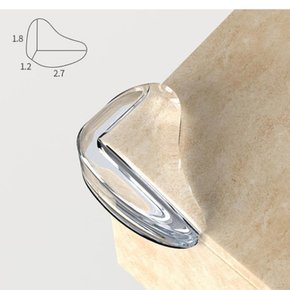 투명 모서리 보호대 실리콘 코너 가드 범퍼 쿠션 가구 책상 거실 쇼파테이블 충격방지 안전용품