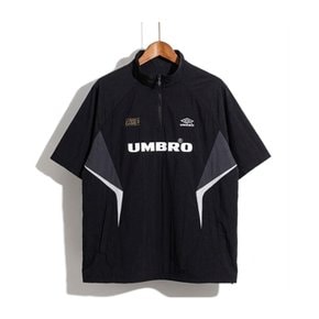 O BLOKE 반팔 스탠넥 아노락 UQ223CWT52BLK