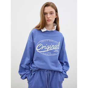 ORIGINAL LOGO SWEATSHIRT - BLUE