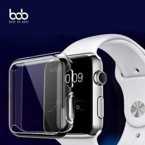 애플워치 전세대 호환 투명 젤리 커버형 케이스 Apple Watch 38/40/41/42/44/45/49MM