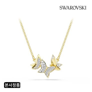 스와로브스키 [본사정품/쇼핑백증정] Idyllia Lilia 골드 톤 목걸이 5736068
