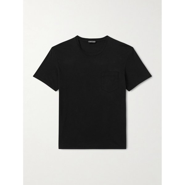 코튼 실크 블렌드 저지 티셔츠 46376663163003252