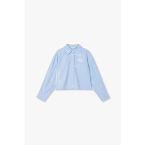 보브 [BASQUIAT] 레터링 크롭트 셔츠(71152603C1)