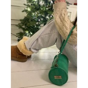 Butter round shoulder bag Forest green