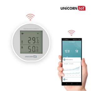 IOT 스마트홈 온도 습도 스마트 무선 감지센서 WIFI 방식 알림기능 TS-H8 TS-H8