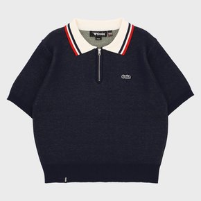 W TENNIS HALF ZIP-UP [NAVY]