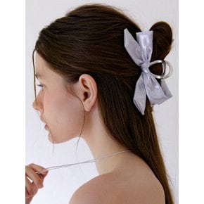 soft metal classic ribbon hair clip