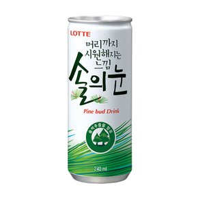 솔의눈 240ml x 30캔 / 음료 캔음료